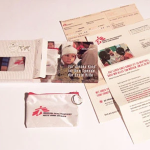 Spendenmailings für Médecins Sans Frontières (MSF)