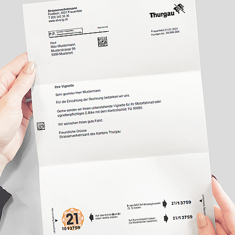 Referenz Mofa Vignette Musterexemplar Ansicht