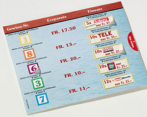 Referenz Beispiel Etiketten Gewinnspiele