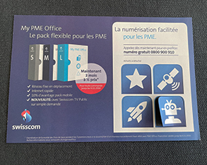 Referenz Beispiel MagFlat Magnete Swisscom